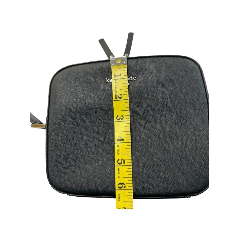 Kate Spade Newbury Lane Commie Small Crossbody Saffiano Leather Black